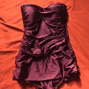 Profile By Gottex Deep Purple One Piece Swimsuit